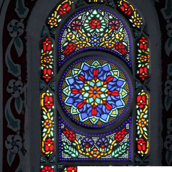 Custom Stained Glass Mosque Window – SGW-24
