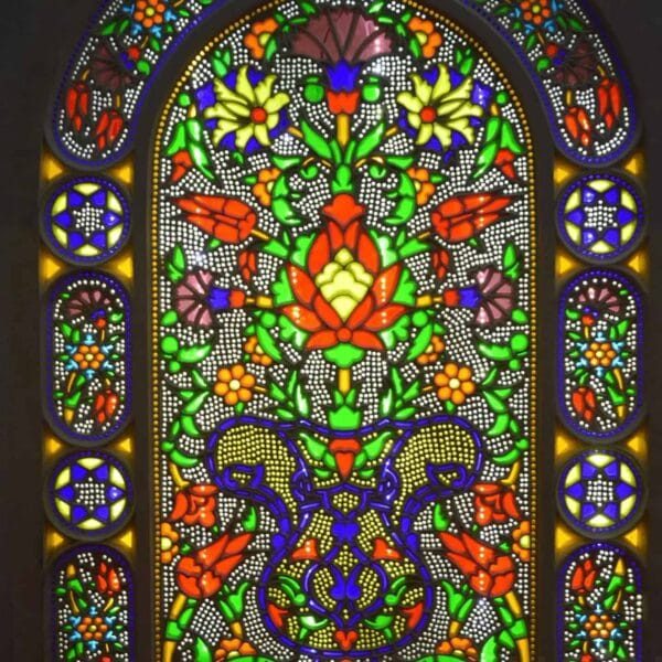 Custom Stained Glass Mosque Window – SGW-25