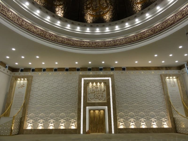 Mosque Wall and Ceiling Calligraphy – WCC-02 | MosqueBuild خط جدران وأسقف المسجد – موديل WCC-02