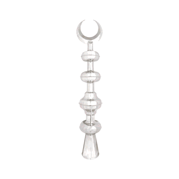 Chrome Mosque Minaret Finial – Detail View 2