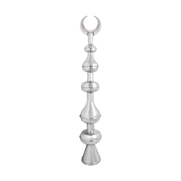 Chrome Mosque Minaret Finial