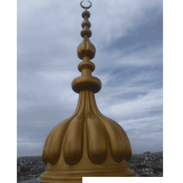 Moschee-Kuppelspitze aus Verbundglasfaser – Detailansicht 3