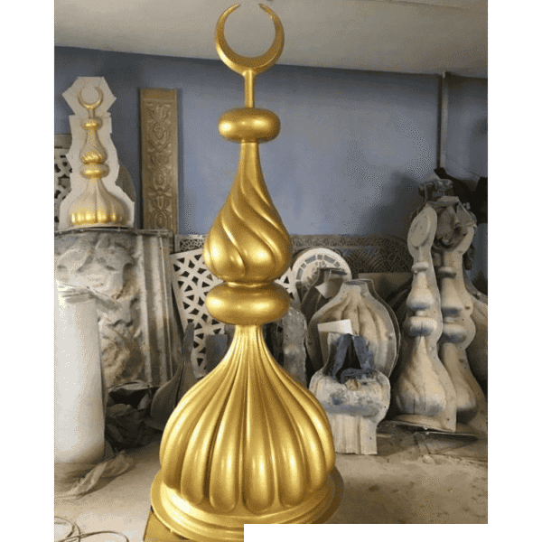 Moschee-Kuppelspitze aus Verbundglasfaser – Detailansicht 2