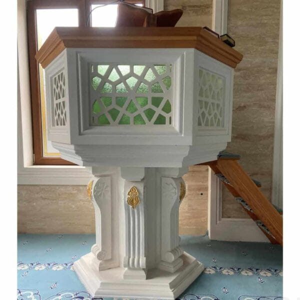 Marble Mosque Preacher Dais – Model MDS-0005 – detail view 2