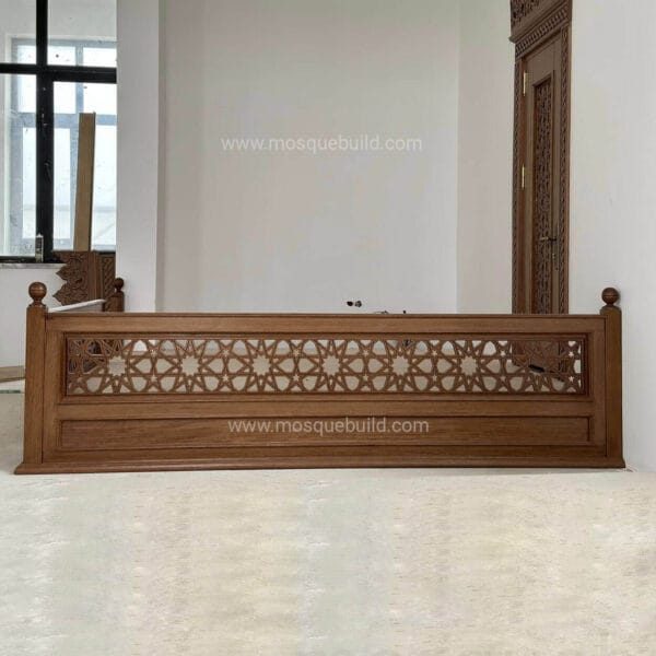 Wooden Mosque Muezzin Platform – WMP-09 – detail view 2