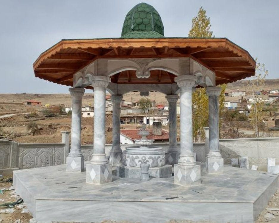 Custom Mosque Ablution Fountain – MAF-09 | MosqueBuild وحدة وضوء للمسجد مخصص – موديل MAF-09