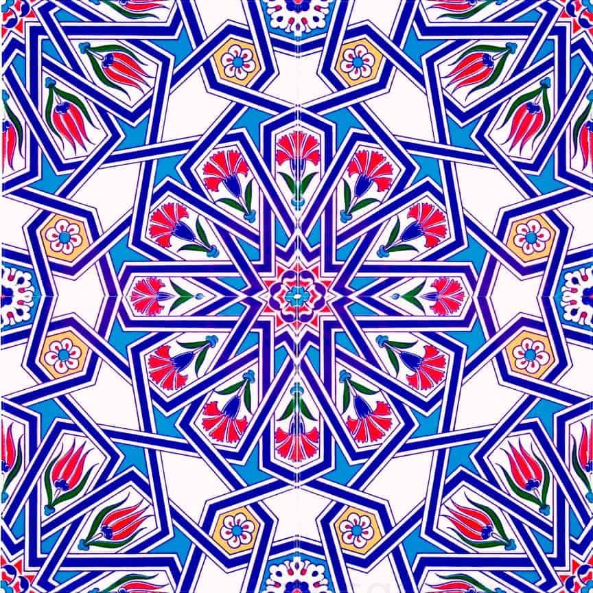 Traditional Islamic Mosque Tile – MT-08 | MosqueBuild traditionell Islamische Moscheefliese – Modell MT-08