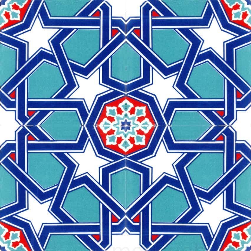 Traditional Islamic Mosque Tile – MT-18 | MosqueBuild traditionell Islamische Moscheefliese – Modell MT-18
