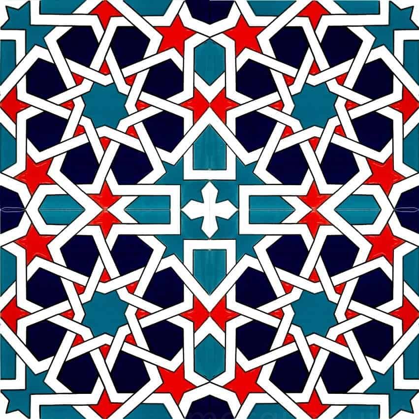 Traditional Islamic Mosque Tile – MT-19 | MosqueBuild Traditional Islamic Mosque Tile – MT-19