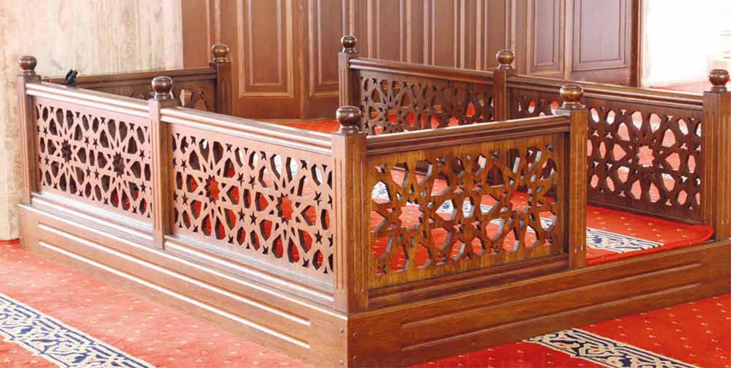 Wooden Mosque Muezzin Platform – WMP-12 | MosqueBuild Wooden Mosque Muezzin Platform – WMP-12