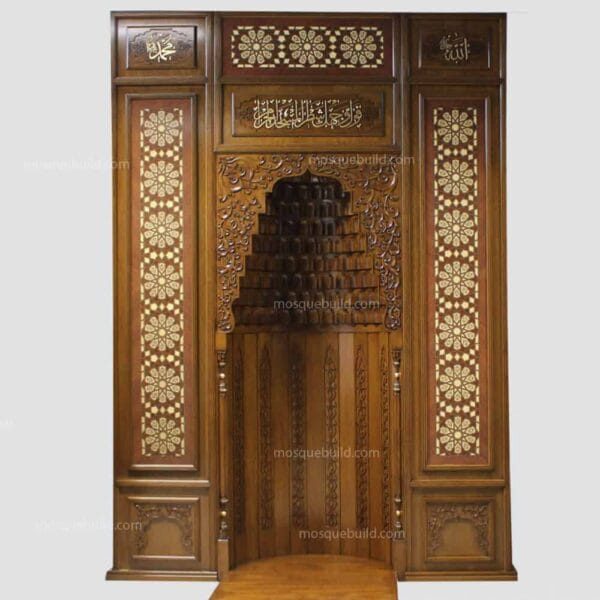Wooden Mosque Mihrab – Model WMH-0001