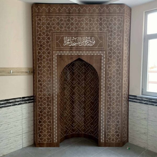 Ahşap Cami Mobilya Seti – Model MDFM-01