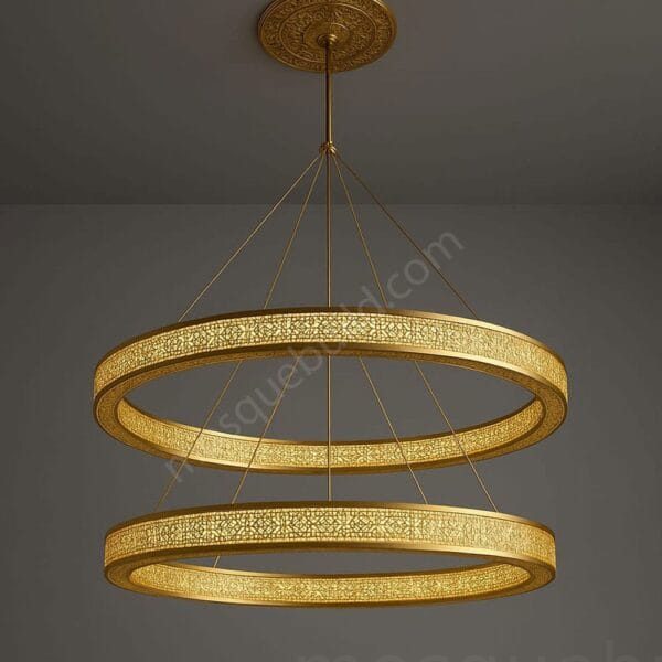 Custom Mosque Chandelier – Model CH-0022 – Detail View 1
