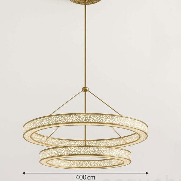Custom Mosque Chandelier – Model CH-0022 – Detail View 5