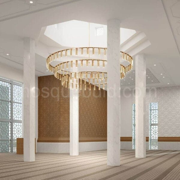 Luxury Custom Mosque Chandelier – Model CH-0023 – Detail View 1