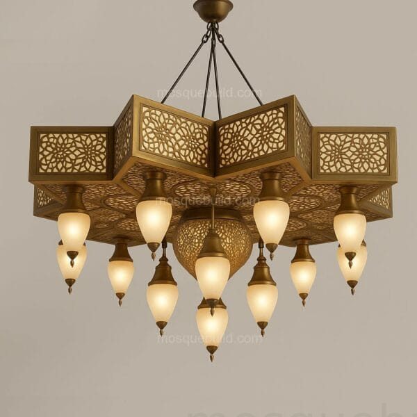 Custom Mosque Chandelier – Model CH-0034