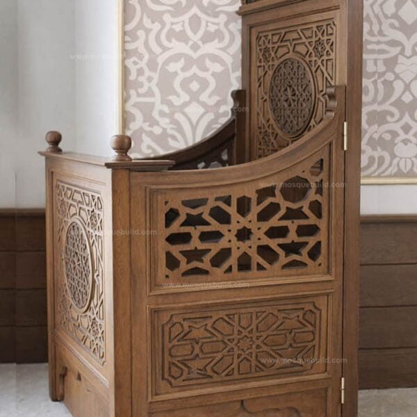 Wooden Mosque Preacher Dais – Model WDS-0012