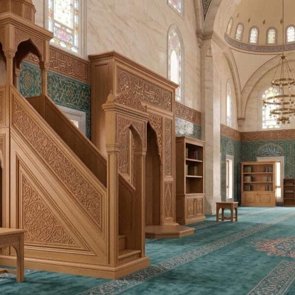 Wooden Mosque Mihrab – Model WMH-0027