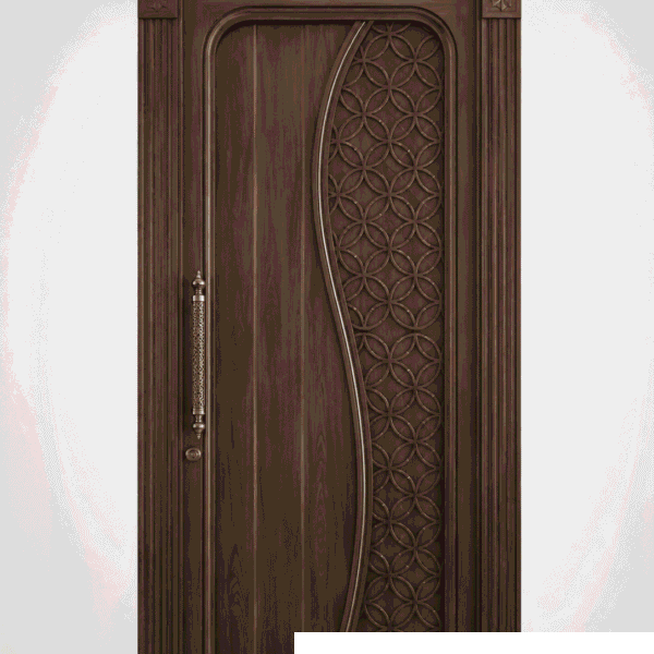 Ceviz Ahşap Cami Kapısı – Model WDR-0081 – el işçiliği kündekâri cami kapısı detay görünümü 4