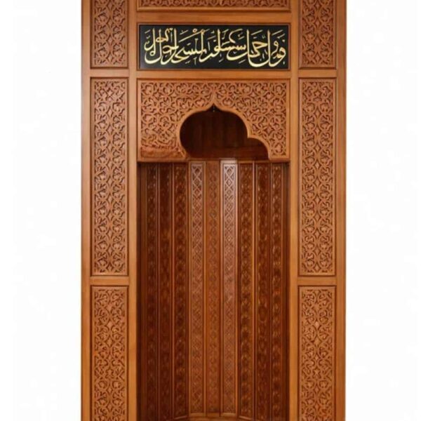 Wooden Mosque Mihrab – Model WMH-0020