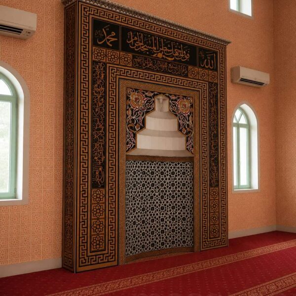 Çini Kaplı Cami Mihrabı – Model TA-08 – Detay Görünümü 2