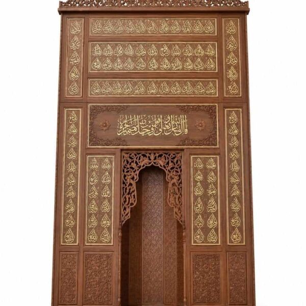 Wooden Mosque Mihrab – WA-06