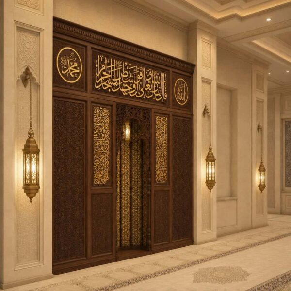 Holz-Mihrab für Moscheen – WA-04 – Detailansicht 4