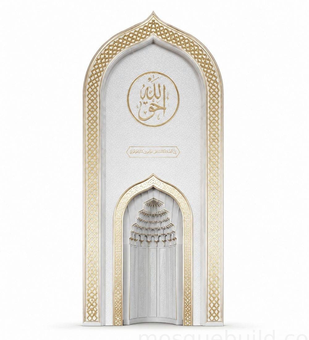 Marble Mosque Mihrab – MA-06 | MosqueBuild Marble Mosque Mihrab – MA-06 – custom marble mosque mihrab