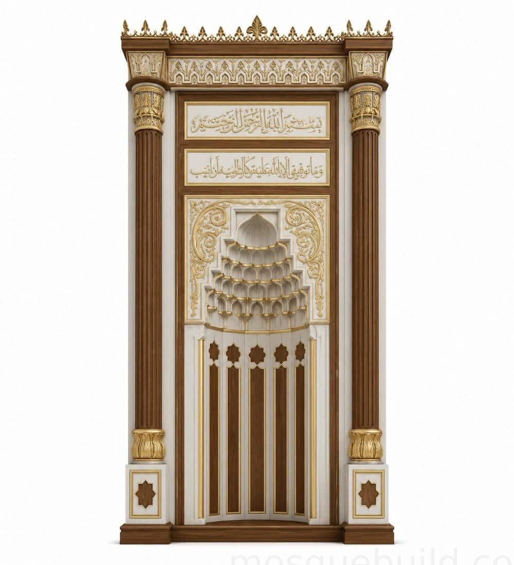 Marble Mosque Mihrab – MA-05 | MosqueBuild Marble Mosque Mihrab – MA-05 – custom marble mosque mihrab