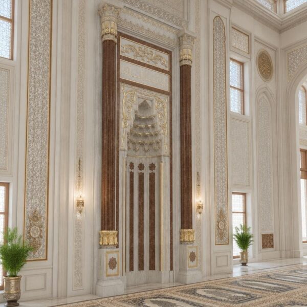 Marmor-Mihrab für Moscheen – Modell MA-05 – Detailansicht 3
