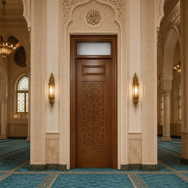 Metal Mosque Entrance Door – Model MDR-0006 – Detail View 2