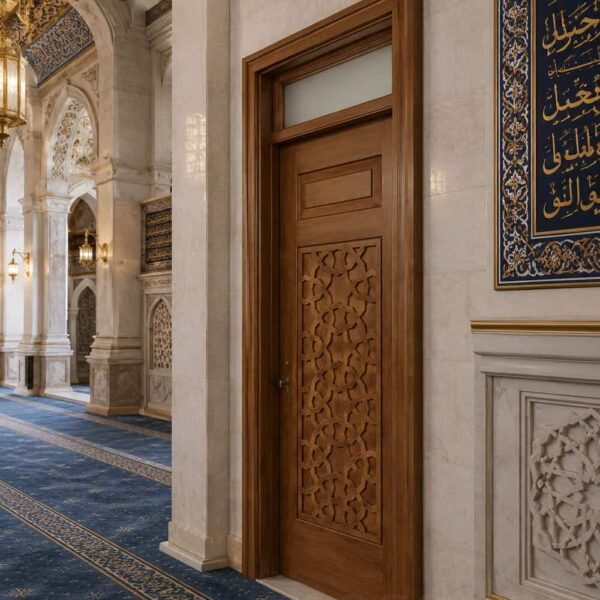 Metal Mosque Entrance Door – Model MDR-0006 – Detail View 3