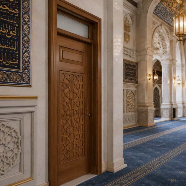 Metal Mosque Entrance Door – Model MDR-0006 – Detail View 4