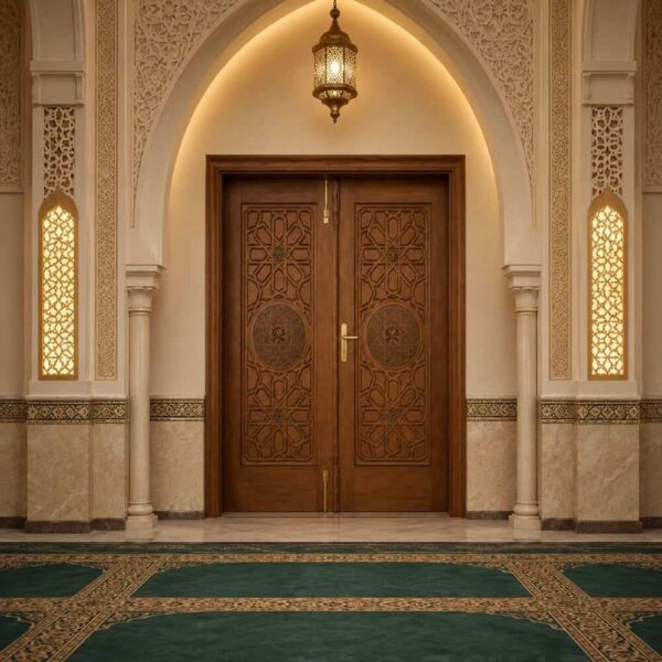 Metal Mosque Entrance Door – DOOR-06 – Model MDR-DOOR06-2 – Detail View 4