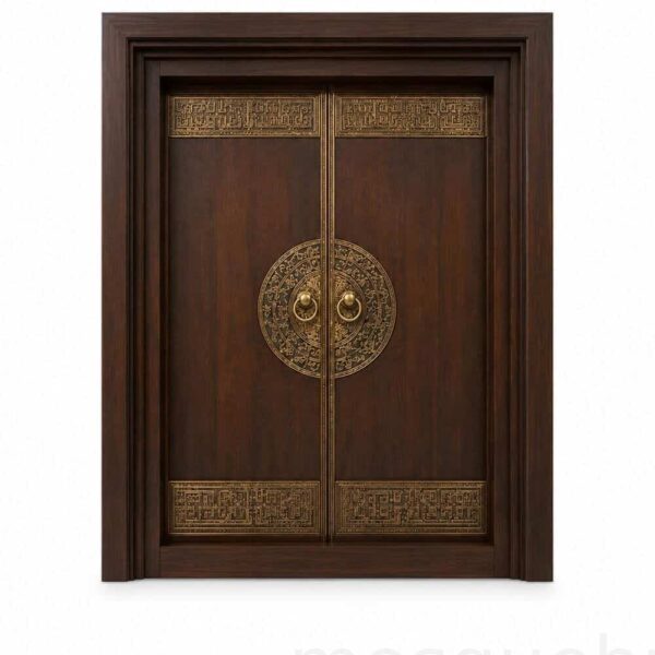 Ahşap Cami Kapısı – Model WCD-02 – Özel Proje Detayı