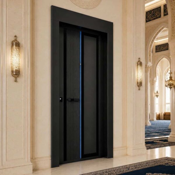 Metal Mosque Entrance Door – Model MDR-0010 – Detail View 2