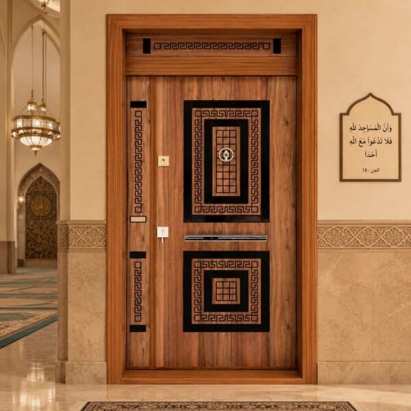 Metal Mosque Entrance Door – Model MDR-0007 – Detail View 1