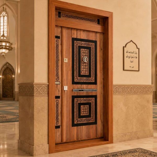 Metal Mosque Entrance Door – Model MDR-0007 – Detail View 2