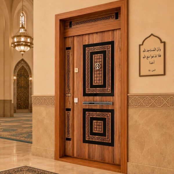 Metal Mosque Entrance Door – Model MDR-0007 – Detail View 4