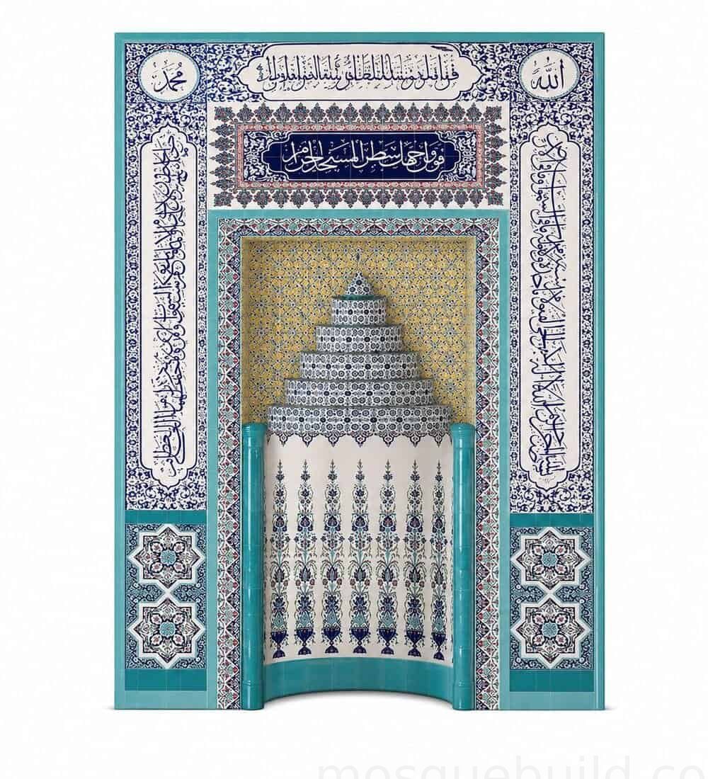 Tile Mosque Mihrab – TA-17 | MosqueBuild Tile Mosque Mihrab – TA-17