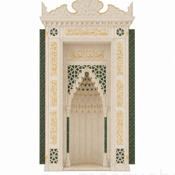 Marble Mosque Mihrab – custom marble mosque mihrab