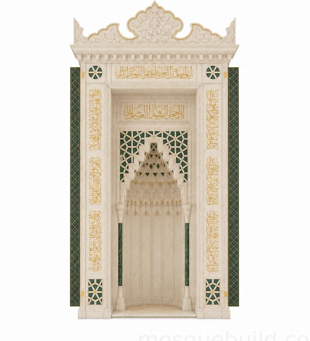 Marble Mosque Mihrab | MosqueBuild Marble Mosque Mihrab – custom marble mosque mihrab