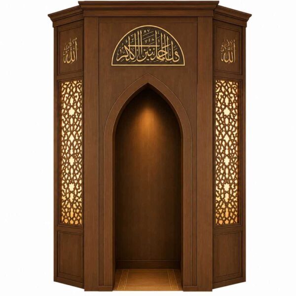 Wooden Mosque Mihrab – Model WMH-0016