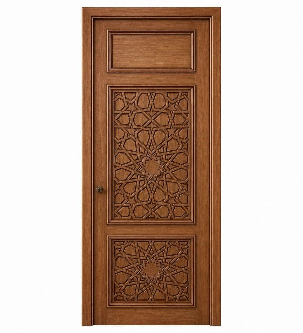 Металлическая входная дверь для мечети – модель DOOR-04 | MosqueBuild Металлическая входная дверь для мечети – модель DOOR-04 – Деталь индивидуального проекта