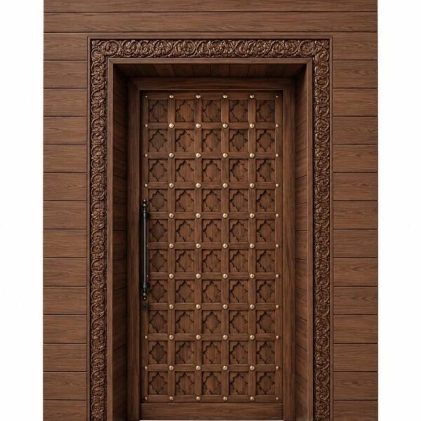 CNC Oyma Ahşap Cami Kapısı – Model WCD-05 – Özel Proje Detayı