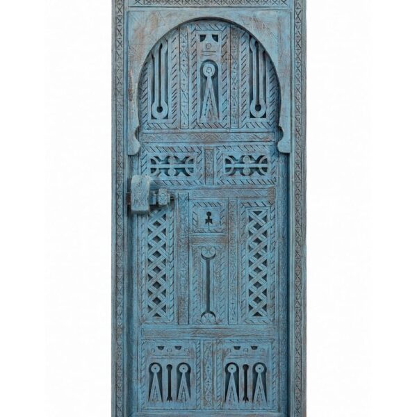 Ceviz Tek Kanatlı Ahşap Cami Kapısı – Model WDR-0011 – Özel Proje Detayı