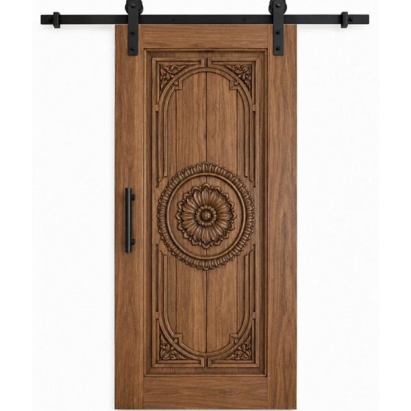 Ceviz Ahşap Cami Kapısı – Model WDR-0060 – Özel Proje Detayı