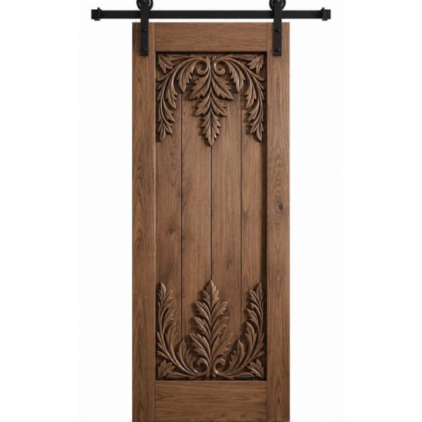 Carved Wooden Mosque Door – custom handcrafted kundekari mosque door