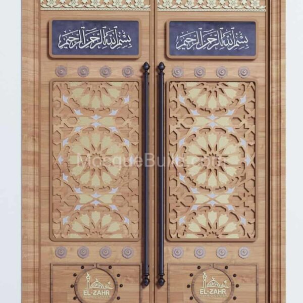 Metal Cami Giriş Kapısı – Model MDR-0005 – Detay Görünümü 4