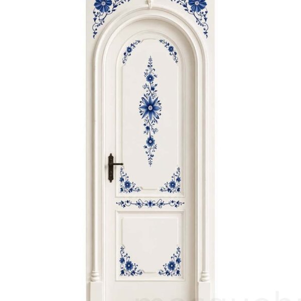 Wooden Mosque Door – Model WDR-0031 – custom handcrafted kundekari mosque door
